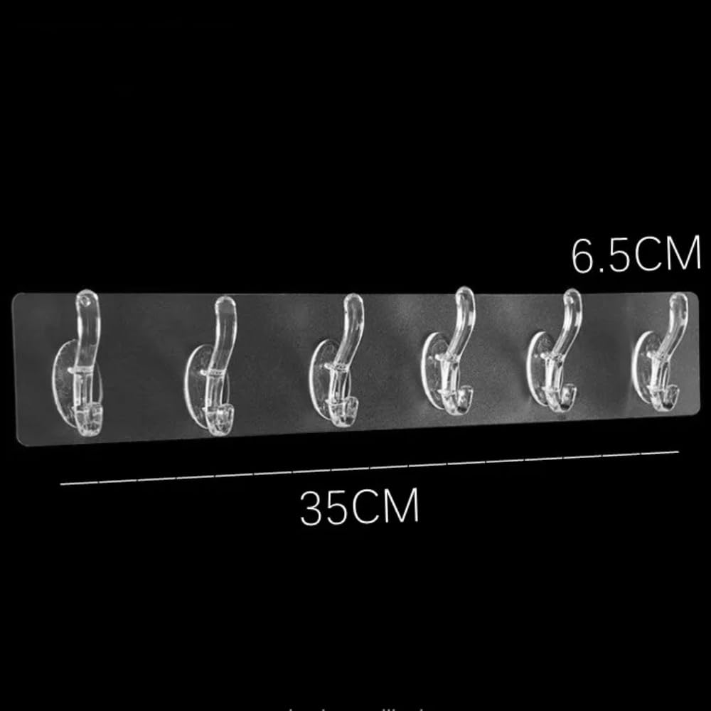 Zulaxy Photo Frame Hooks for Wall Without Drilling, 10 Pack Self Adhesive Hooks for Wall Heavy Duty Strong Nail Free for Hanging Photo Frame (Hanging Hook, Transparent) Stainless Steel
