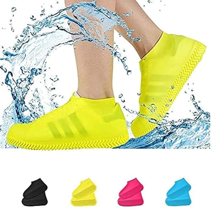 PROXISM Waterproof Shoe Covers Reusable Silicone Cover Shoes Rain Boots for Men, Women, Kids |Overshoes Protectors for Kitchen, Indoor, OutdoorO