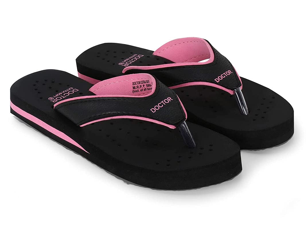 DOCTOR EXTRA SOFT Ortho Care Diabetic Orthopedic Pregnancy Flat Super Comfort Dr Flipflops and House Slippers For Women's & Girl's D-18