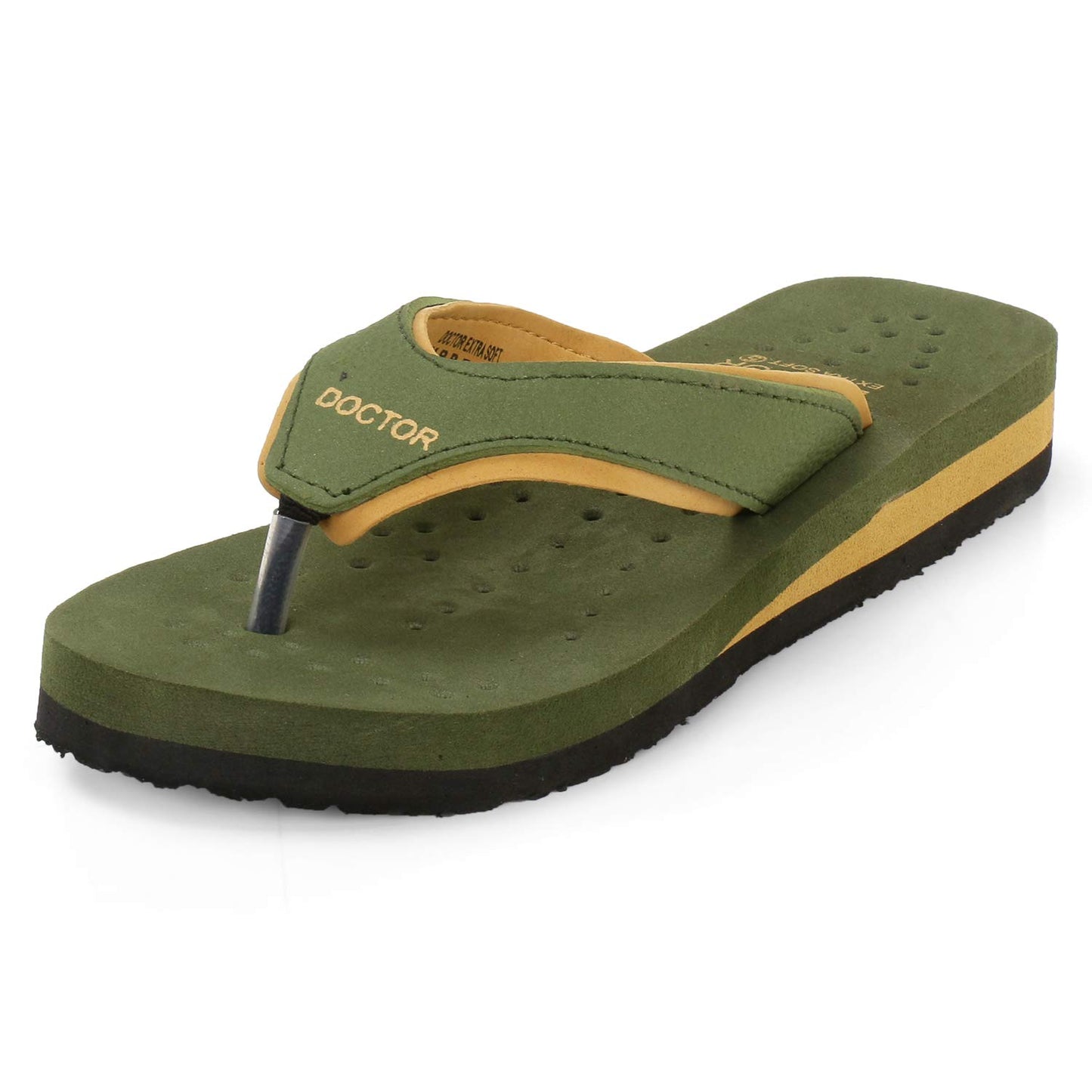 DOCTOR EXTRA SOFT Ortho Care Diabetic Orthopedic Pregnancy Flat Super Comfort Dr Flipflops and House Slippers For Women's & Girl's D-18