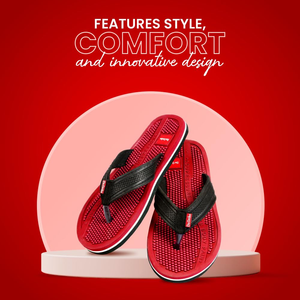 Dr.Ortho Orthopedic Slippers | Acupressure Slippers | Flip-Flops | For Men & Women's Slippers