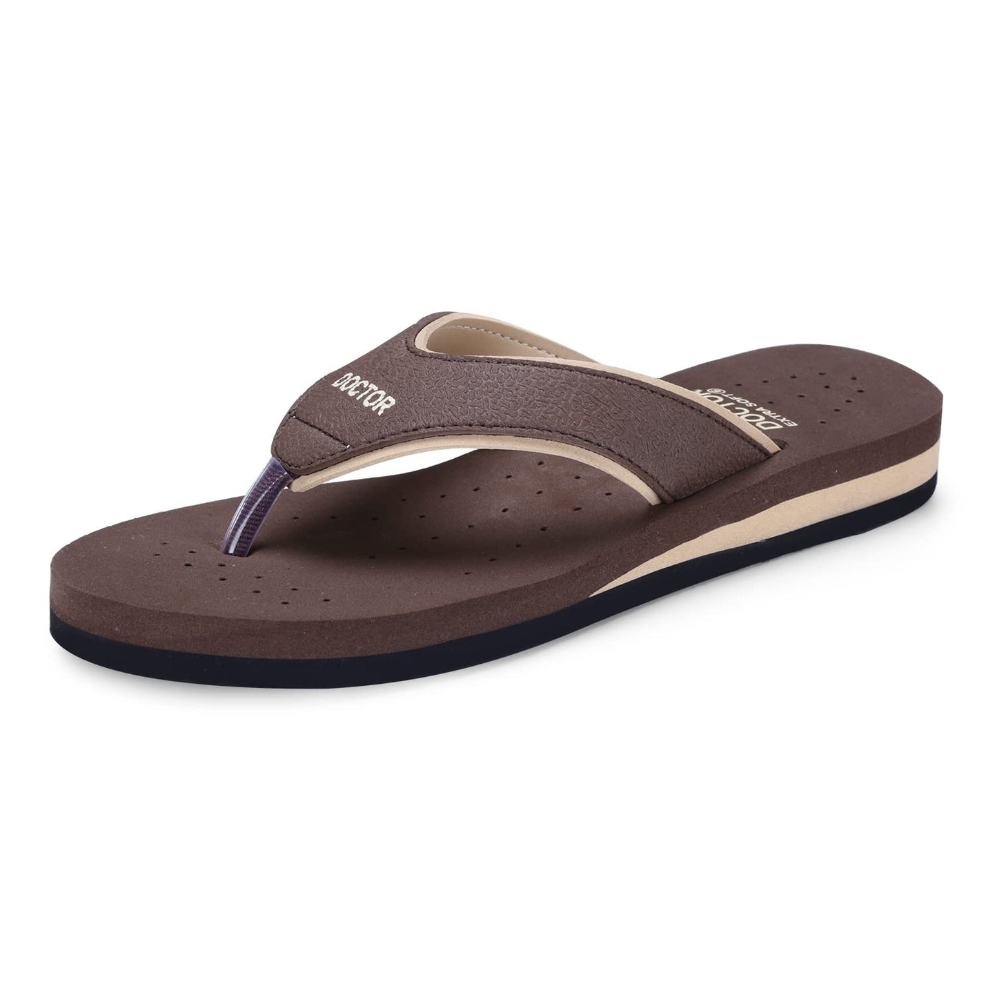 DOCTOR EXTRA SOFT Ortho Care Diabetic Orthopedic Pregnancy Flat Super Comfort Dr Flipflops and House Slippers For Women's & Girl's D-18