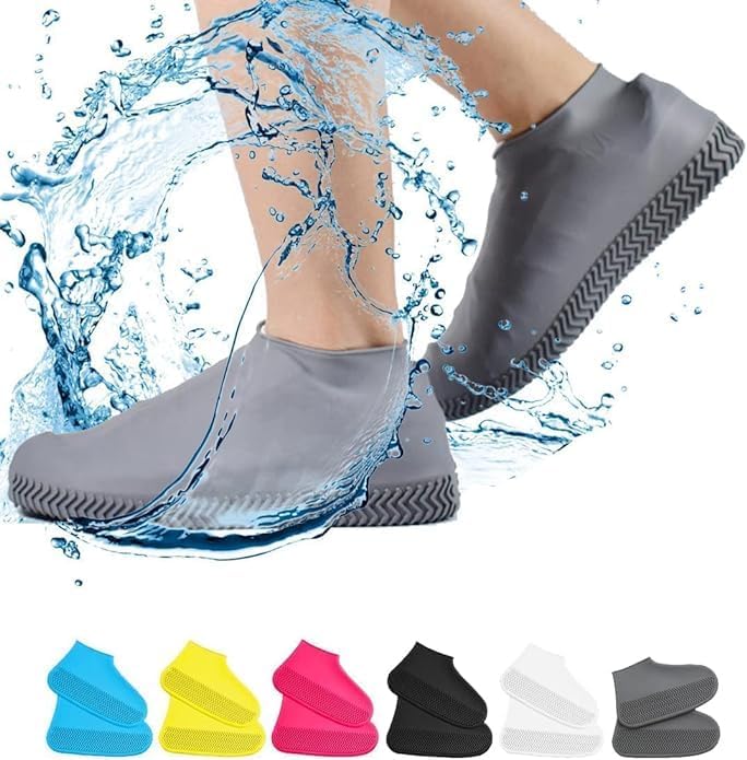 PROXISM Waterproof Shoe Covers Reusable Silicone Cover Shoes Rain Boots for Men, Women, Kids |Overshoes Protectors for Kitchen, Indoor, OutdoorO