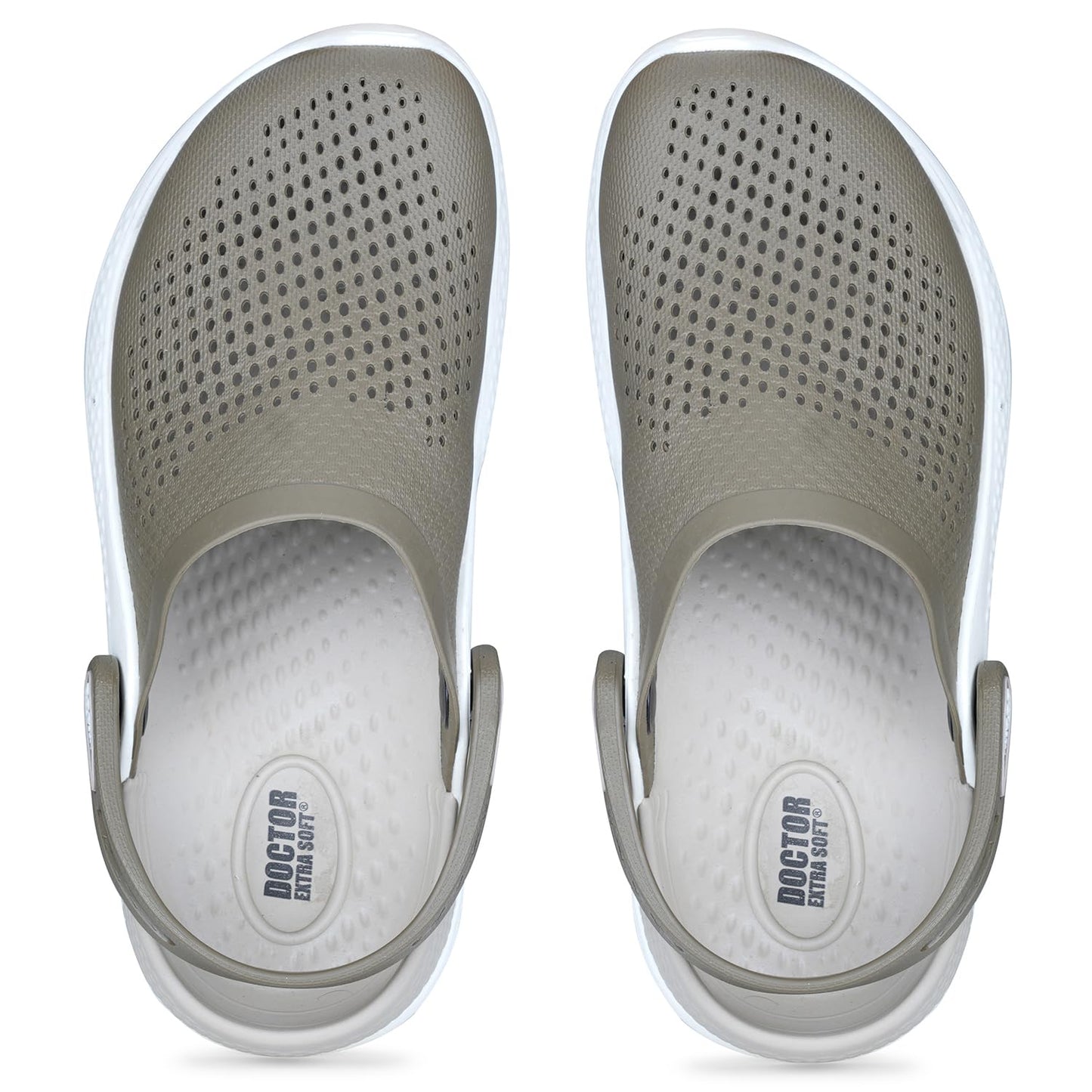 DOCTOR EXTRA SOFT Men's Classic Casual Sports Clogs/Sandals with Adjustable Back Strap for Adult | Comfortable & LightWeight| Stylish & Anti-Skid| Waterproof & Everyday Use Mules for Gents & Boys D-513