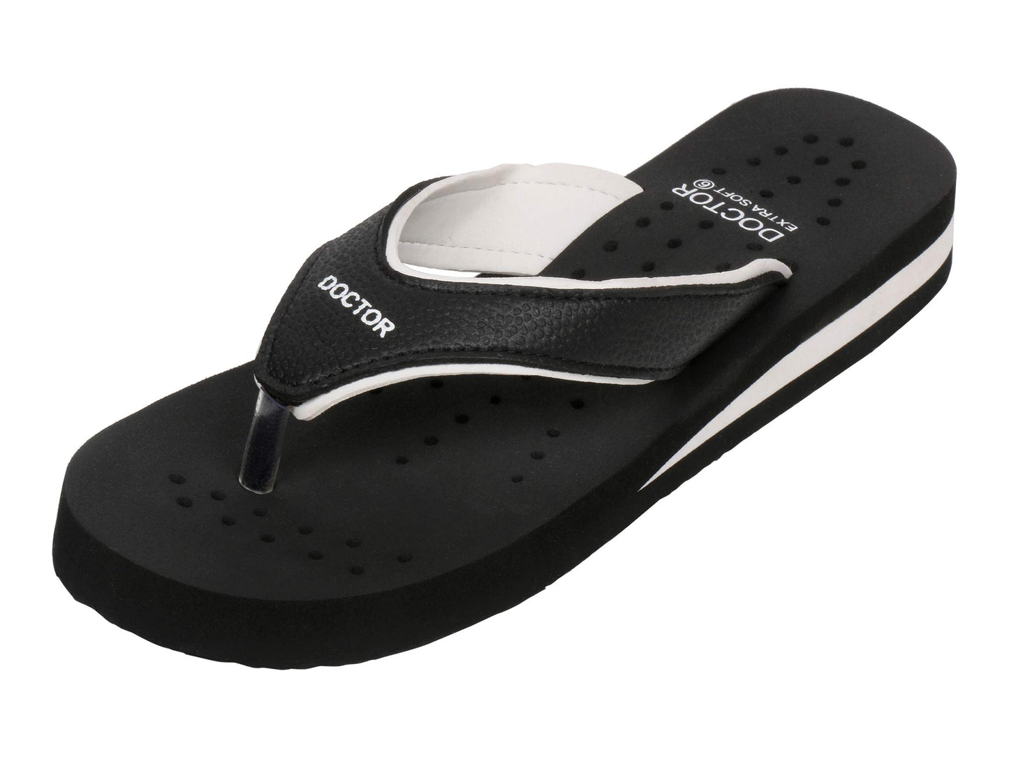 DOCTOR EXTRA SOFT Ortho Care Diabetic Orthopedic Pregnancy Flat Super Comfort Dr Flipflops and House Slippers For Women's & Girl's D-18