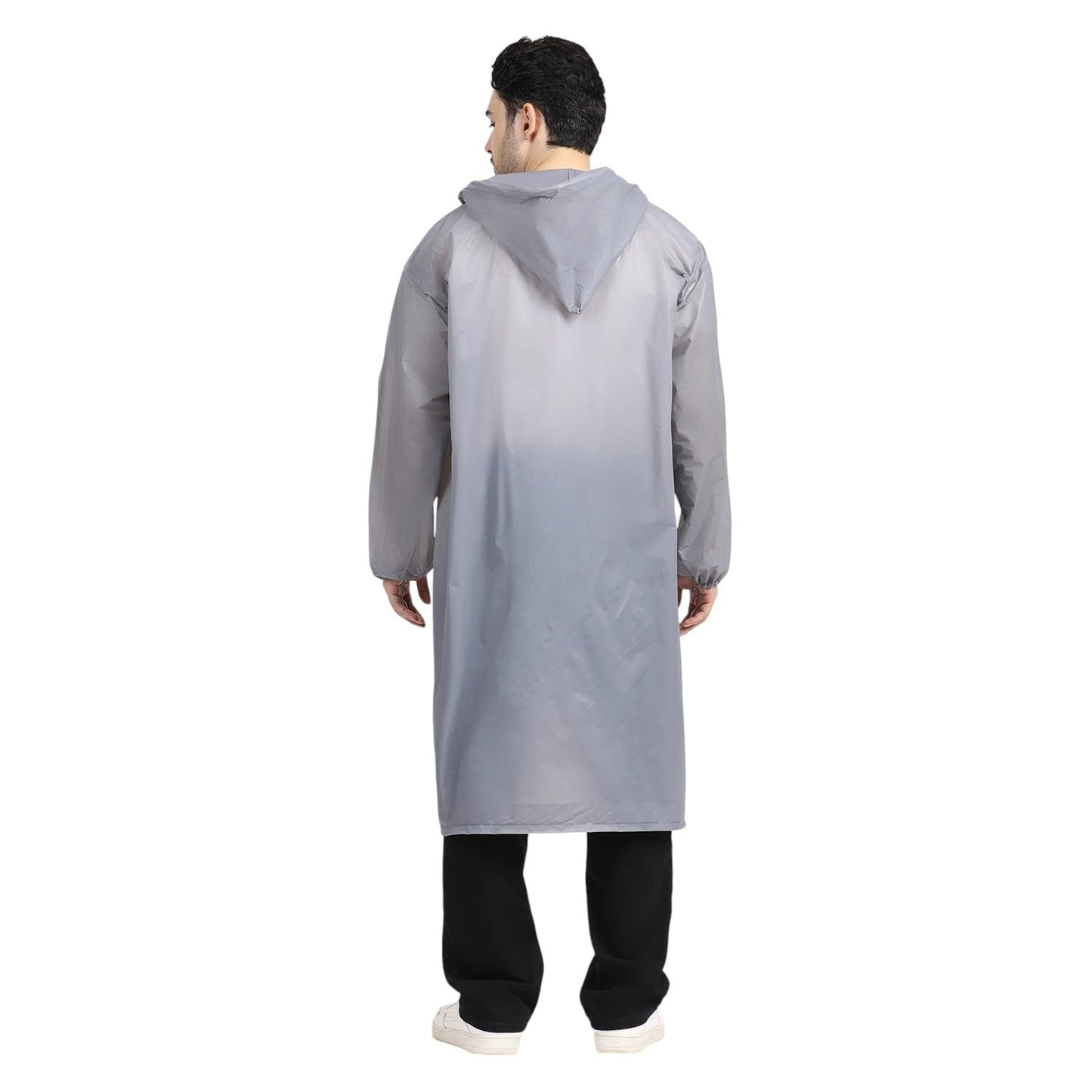 Citizen Eco-Friendly EVA Poncho Raincoat for Men & Women, Lightweight Waterproof Coat with Hood, Adjustable Drawstring, Button Closure & Easy Carry Pouch, Reusable & Durable Outdoor Rainwear